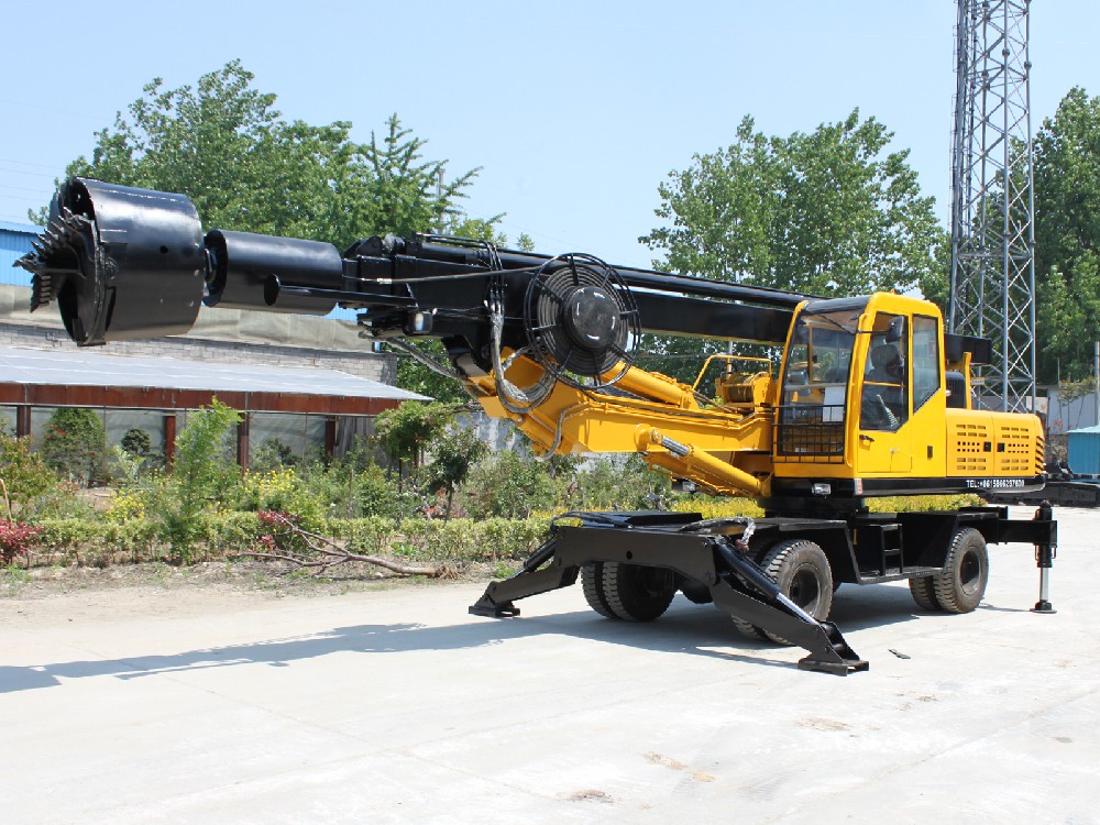 DL360轮式旋挖钻机全方位展示