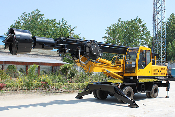 亚和旋挖机--您的建房打桩好帮手!